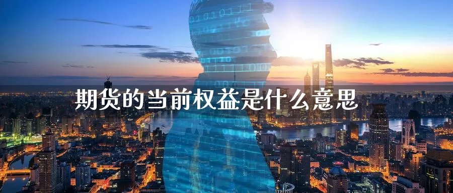 期货的当前权益是什么意思