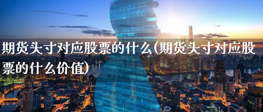 期货头寸对应股票的什么(期货头寸对应股票的什么价值)