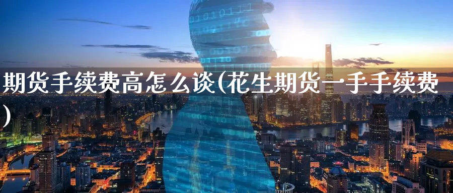 期货手续费高怎么谈(花生期货一手手续费)