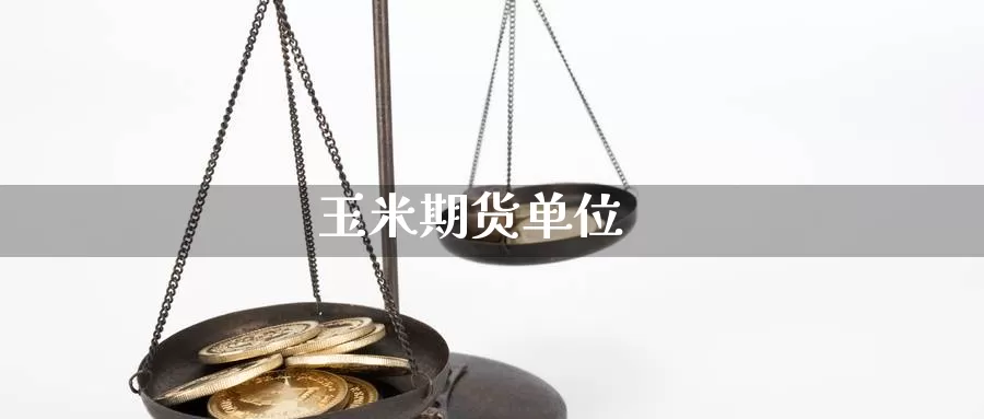 玉米期货单位