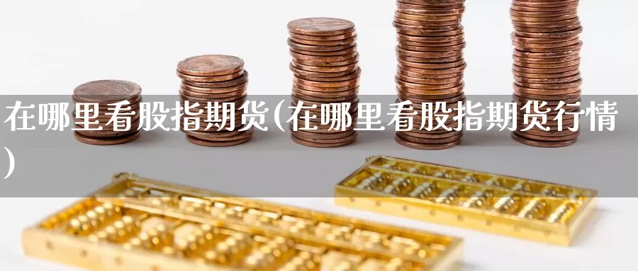 在哪里看股指期货(在哪里看股指期货行情)
