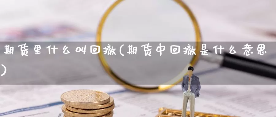 期货里什么叫回撤(期货中回撤是什么意思)