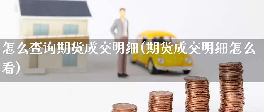 怎么查询期货成交明细(期货成交明细怎么看)