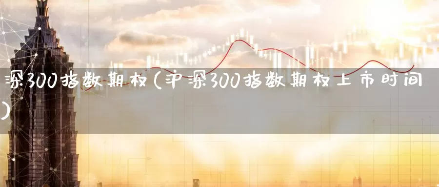 深300指数期权(沪深300指数期权上市时间)