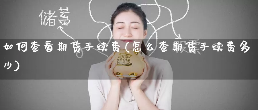 如何查看期货手续费(怎么查期货手续费多少)