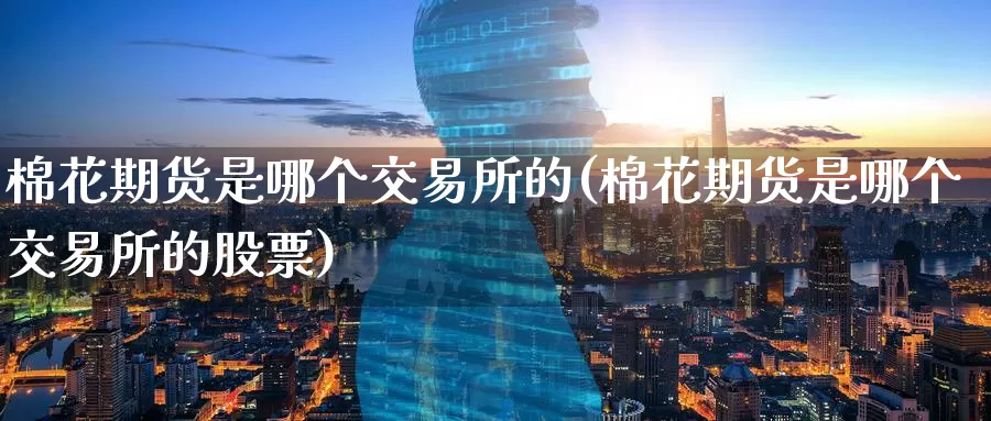 棉花期货是哪个交易所的(棉花期货是哪个交易所的股票)