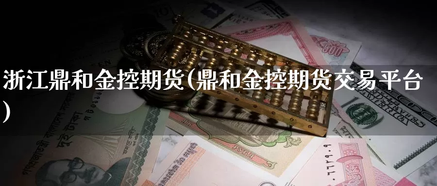 浙江鼎和金控期货(鼎和金控期货交易平台)