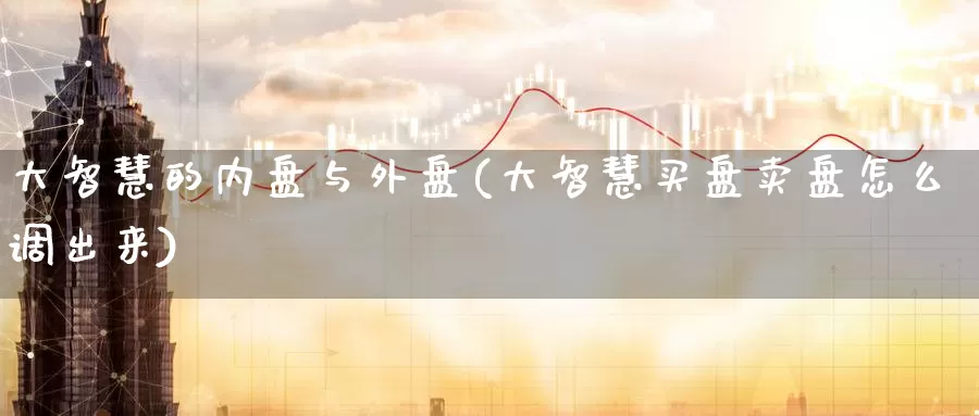 大智慧的内盘与外盘(大智慧买盘卖盘怎么调出来)