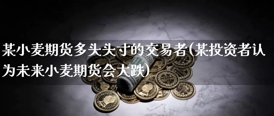 某小麦期货多头头寸的交易者(某投资者认为未来小麦期货会大跌)