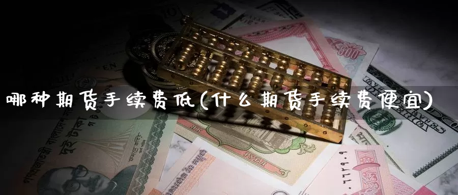 哪种期货手续费低(什么期货手续费便宜)